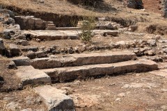 Roman temple north of the L-shaped cistern.