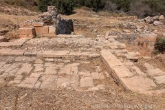 Roman building and Hellenistic road north of the L-shaped cistern.