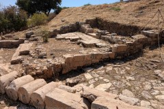 Roman temple north of the L-shaped cistern.