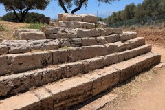 West end of the rectilinear theater.