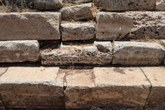 One of the stairways in the rectilinear theater.