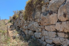 Wall of the eastern fortifications.