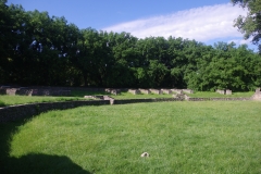 Interior of the civilian settlement amphitheater.
