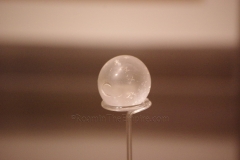 Rock crystal sphere with magical spells. Dated to the Roman period. Szépművészeti Múzeum.