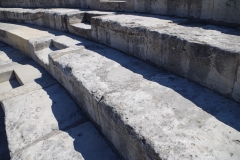 Original seating in the Théâtre Antique d'Arles.