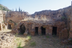 Eastern caldarium/hot room of the baths.