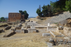 Theater and baths.