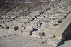 Detail of cavea of the theater.