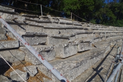 Detail of cavea of the theater.