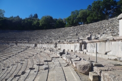 Cavea of the theater.