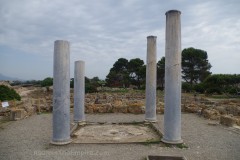 Atrium of the Casa dell'Atrio Tetrastilo at Nora (Sardinia).