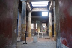 Atrium in the House of the Ceii at Pompeii.