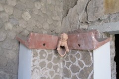 Tiles and spouts from a compluvium at the Villa San Marco.