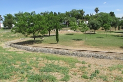 Channel of the Proserpina Aqueduct in the park.