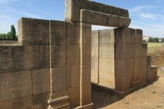 Reconstructed doorway on the north side of the circus.