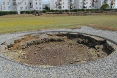 Void from a mounted monument in the spina of the circus.