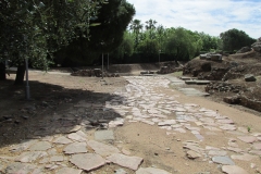 Road around the north side of the amphitheater.