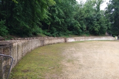 Eastern interior wall of the amphitheater.
