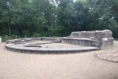 Funerary monument with ceramics kiln to the right.