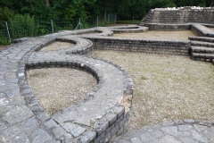 Interior detail of the funerary monument.