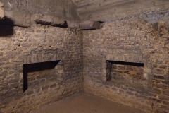 Cellar adjacent to the  sewer channel.