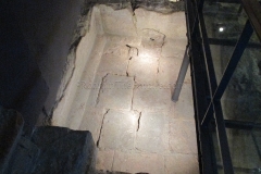 Transfer tank in the wine production facility in the MUHBA.