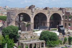 Basilica of Maxentius in the Forum in Rome.
