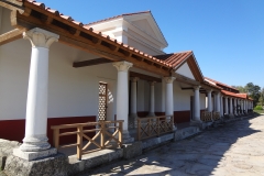 Portico and entrance to the Villa Urbana.