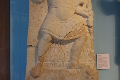 Relief of Jupiter Dolichenus dedicated by Atilius Primus, centurion of Legio XIIII Gemina and formerly an evocatus that had served with Legio X Gemina Pia Fidelis. Found in the civilian settlement and dated to 180 CE. Museum Carnuntinum.