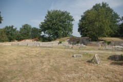 Buildings on the northern side of the forum.