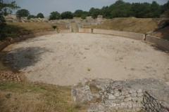 Interior of the amphitheater.