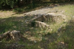 Rooms of habitation and decumanus of Saggio D area.