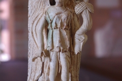 Detail of an ivory figure from the decoration of a funerary bed. Dated to the 1st century BCE. From Aquinum. Museo Archeologico Nazionale Gianfilippo Carettoni.
