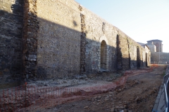 Walls along Calle Carreras.