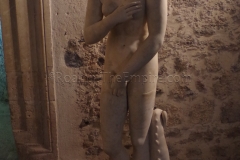 Statue of Aphrodite of the Capitoline type., with the head and body belonging to different statues. Displayed at the Museo Civico.