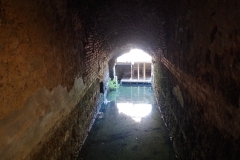 Cistern under the cavea of the theater.
