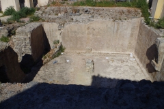 Cistern in the northern area of the Terme Romane della Rotonda.