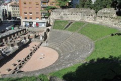 Cavea of the theater at Tergeste.