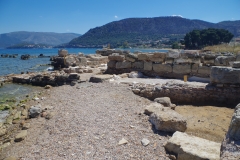 Christian basilica and other buildings of the southern mole form the north.