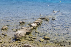 Constructions along the southern mole.