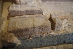 Clean water channel from the latrines of the bathing complex.
