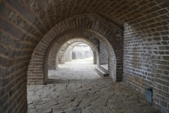 Interior corridor of the reconstructed portion of the amphitheater.