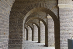 Interior corridor of the reconstructed portion of the amphitheater.