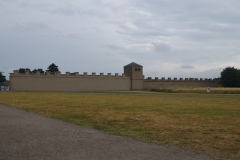 Exterior of the reconstructed fortifications.