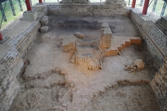 Praefurnium from the north side of the caldarium.