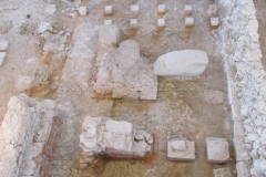 Tepidarium of the bathing area.