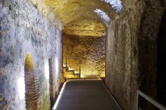 Cryptoporticus in the Casa di Championnet at Pompeii.