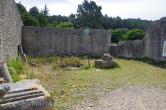 Interior of the curia at Glanum.