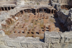 Apodyterium with hypocaust system in the forum baths.