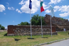 Northwest tower of the fortification walls.